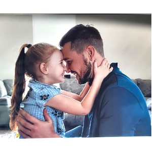 Custom Father&#39;s Day Aluminum Print Aluminum Metal Print Sublimation Print Dad birthday Aluminum Prints On Metal Wall Decor Photos On Metal