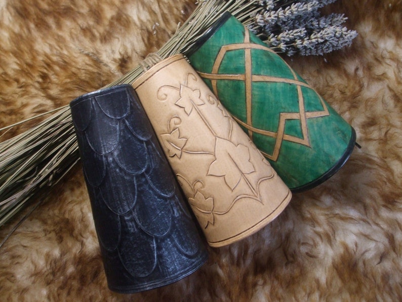 Tooled Leather Vambrace Pattern - Etsy