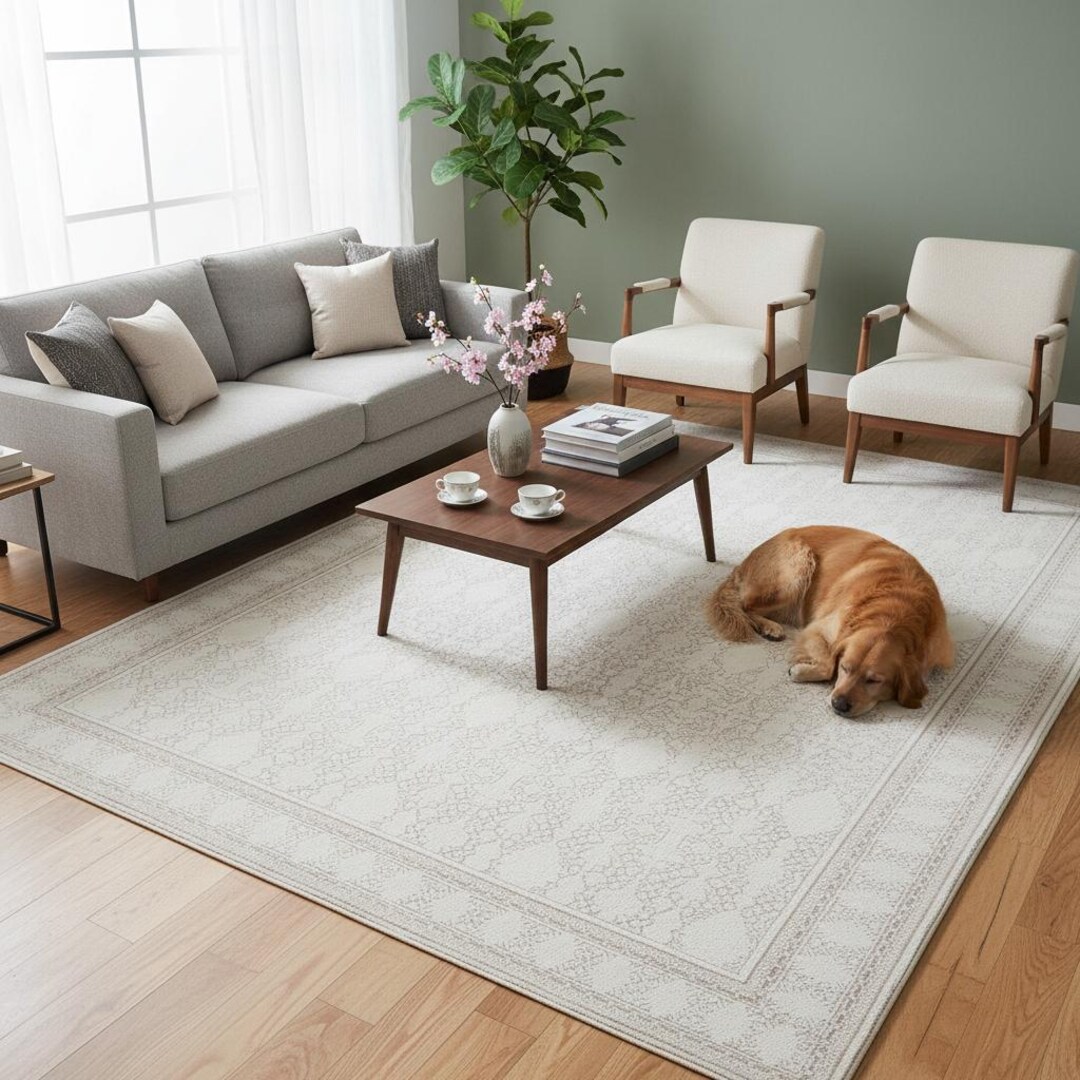 Modern Acrylic Area Rug: Soft Texture, Anti-allergic, Contemporary ...