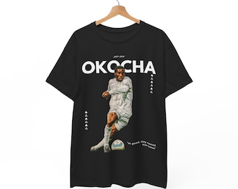 Graphic Jay-Jay Okocha T-Shirt, Bolton tee shirt, African footballer, Soccer T-Shirt, Bootleg Vintage Sport Tee,  Cotton Tee