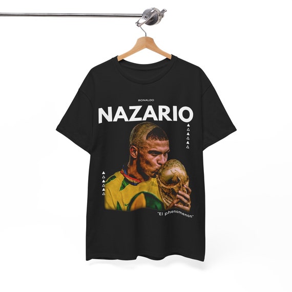 サッカー　ブラジル　RONALDO サッカーTシャツ 2002年代 Graphic Ronaldo Nazario T-shirt, 2002 World Cup Winner