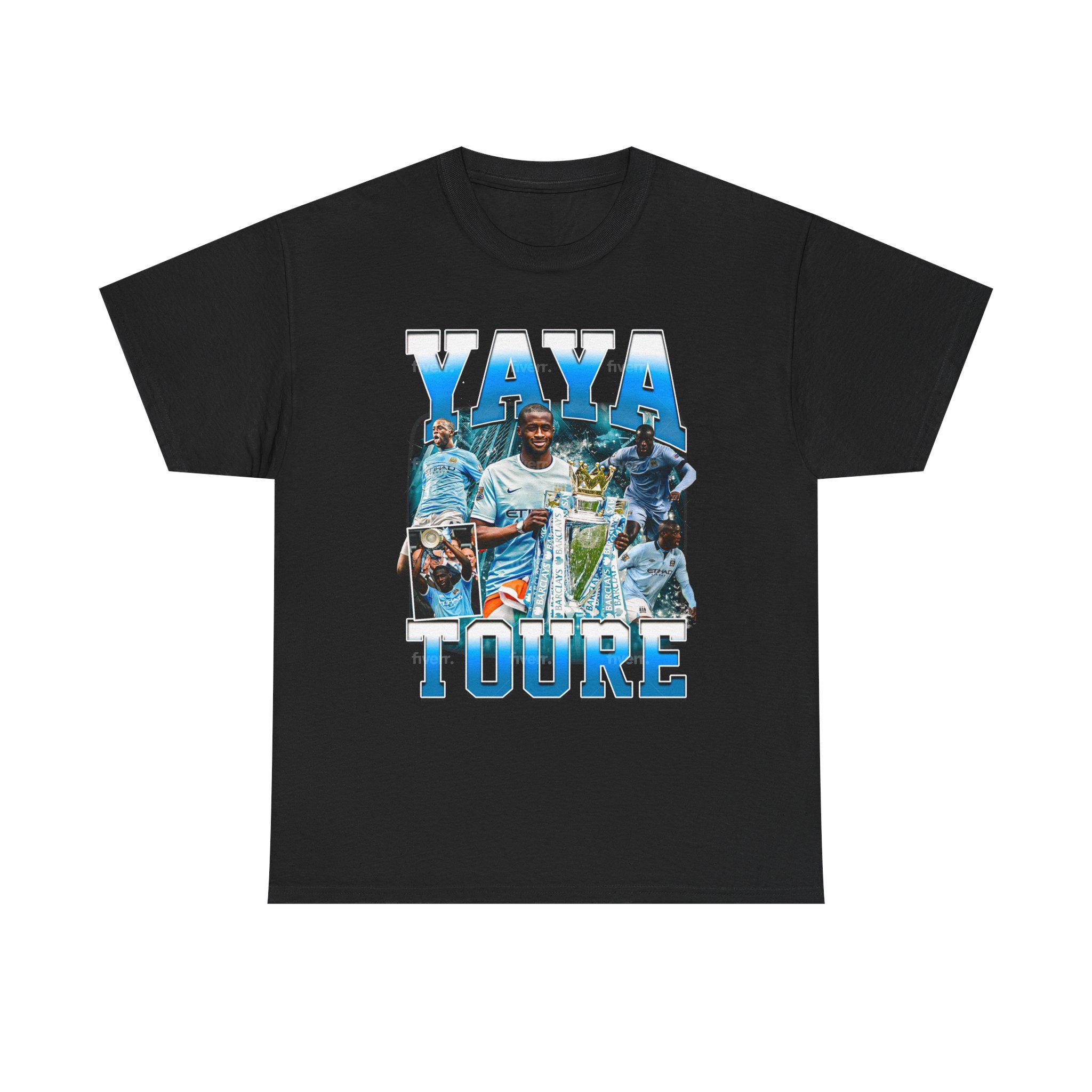 Yaya Touré Bootleg Retro Vintage 90s Graphic T-shirt