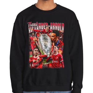 Retro Vintage 90s Graphic Trent Alexander-Arnold Sweatshirt,  Liverpool Sweatshirt, Soccer Sweatshirt, Bootleg Sport Sweatshirt