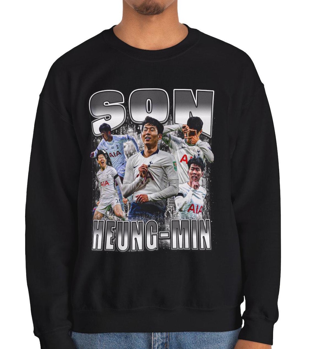 Retro Vintage 90s Graphic Son Heung-min Sweatshirt, Tottenham