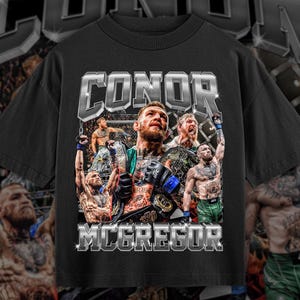 Conor McGregor Vintage Shirt - Bootleg 90s Rap Tee Vintage Conor McGregor High Quality Tee MMA UFC Fighter