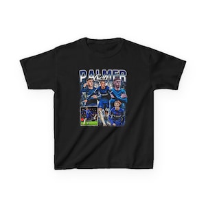 KIDS SIZE Cole Palmer Bootleg Vintage 90s Graphic Shirt, Chelsea Tee, Soccer, Bootleg Rap Tee, Chelsea Fan, Chelsea Fan Gift, Chelsea Jersey