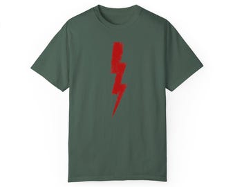 Lightning Bolt T-shirt (Blue Spruce) | Graphic Tee | Statement T-shirt | Fashion T-shirt | Trendy T-shirt | Men's T-shirt | Women's T-shirt