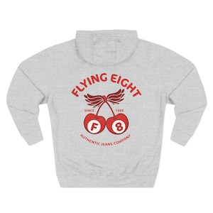 Flying Eight Fleece Hoodie | Cozy Streetwear for Casual Days, Perfect Gift for Fashion Lovers, Trendy Hoodie, Vintage Style