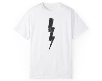 Lightning Bolt T-shirt (White) | Graphic Tee | Statement T-shirt | Fashion T-shirt | Trendy T-shirt | Men's T-shirt | Woman's T-shirt