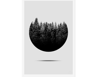 Earth Forest Poster. Choose between 3 sizes | Home Decor | Art for the Home | Interior Design | Beautiful Artwork | Great Gift