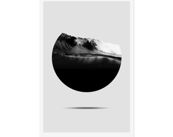 Earth Ocean Poster. Choose between 3 sizes | Home Decor | Art for the Home | Interior Design | Beautiful Artwork | Great Gift
