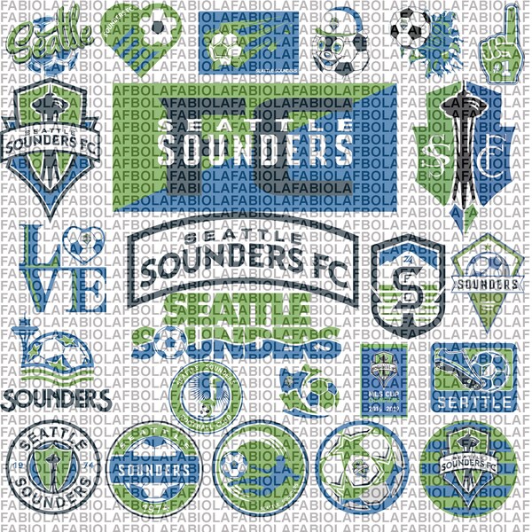 SEATTLE SOUNDER FC logo I Cup, Tshirt, Clip Art, Cricut | Formats; svg, png,pdf,Layered File,Instant Download