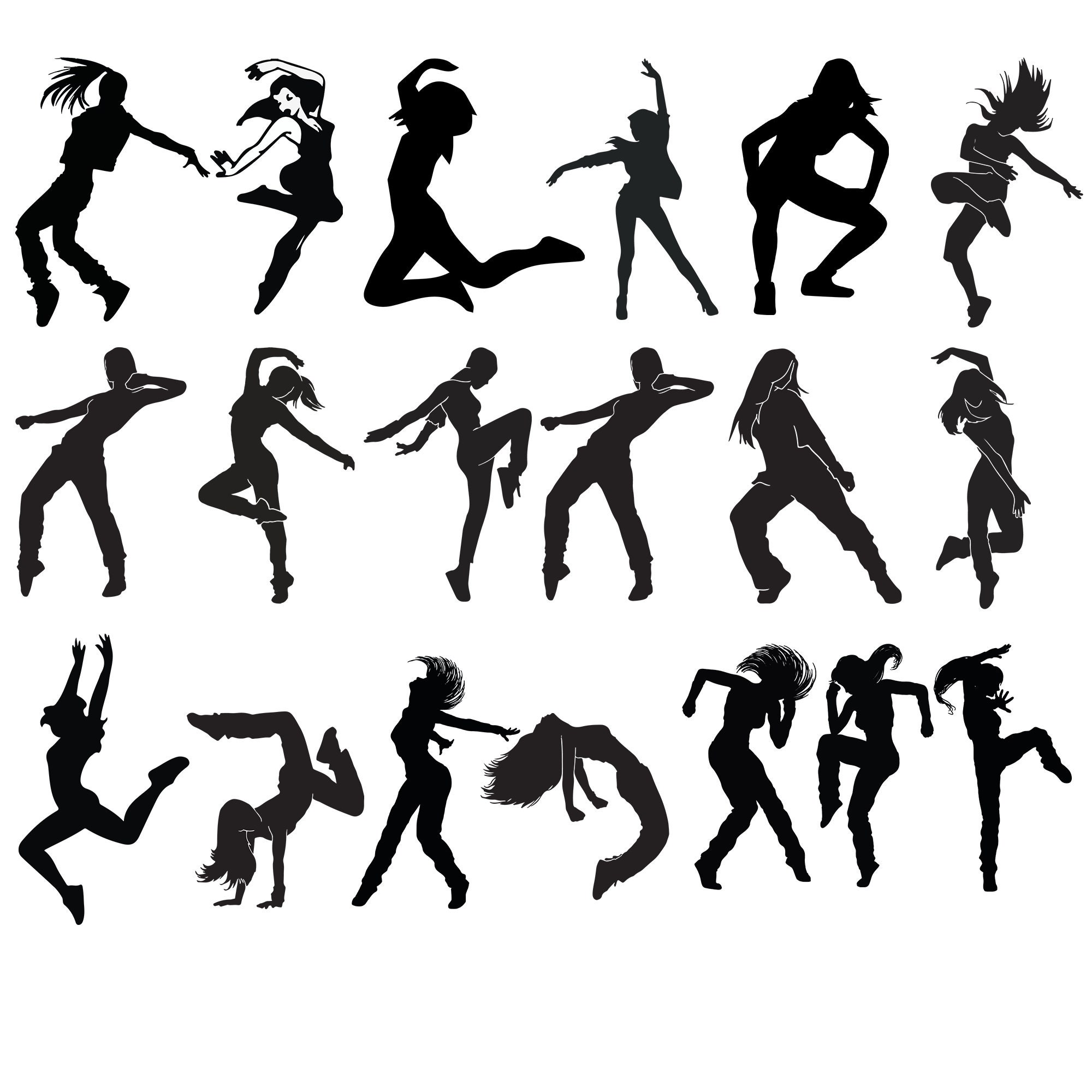 Jumping People Silhouette PNG Images | PSD Free Download - Pikbest