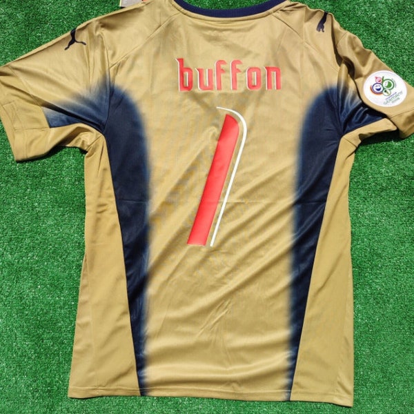 Italy Buffon Retro Goalkeeper Shirt 2006 World Cup