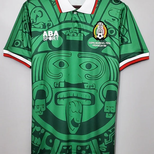 Mexiko 1998 Retro-Fußballtrikot