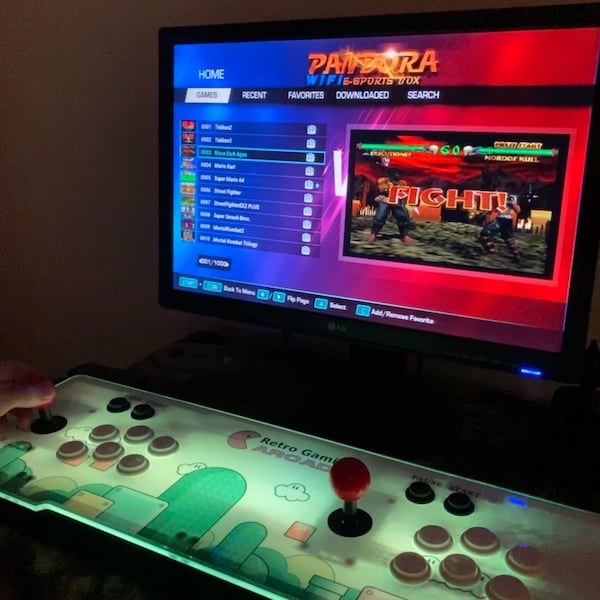 Macchina arcade retrò tutto in uno Plug and Play Regali per giocatori di giochi retrò 10.000 giochi in una console di gioco Regali di gioco Arcade di gioco retrò