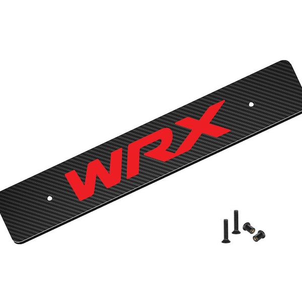 License plate delete for Subaru WRX STI 2008 - 2022 or Universal fit