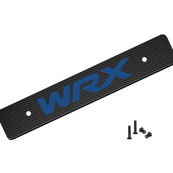 License plate delete for Subaru WRX / STI 2008 - 2022 or Universal fit