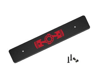 License plate delete for Subie WRX STI boxer piston push to the limit license plate delete 2008 - 2023 Impreza BRZ Crosstrek Forester