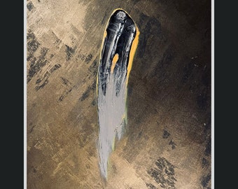 caduta dal cielo (dipinto originale) 21 x 29,7 cm