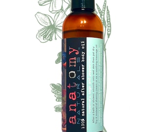 Moisturizing Body Oil, Rosemary, Sage and Mint Herbal All Natural After Shower Moisturizer, Mothers Day Gift