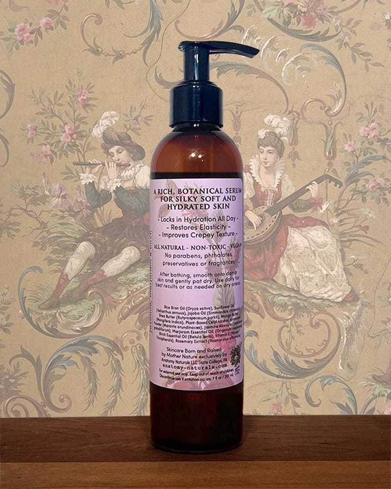 Honey Dew moisturizing body serum, rich botanical body serum for extremely dry skin.