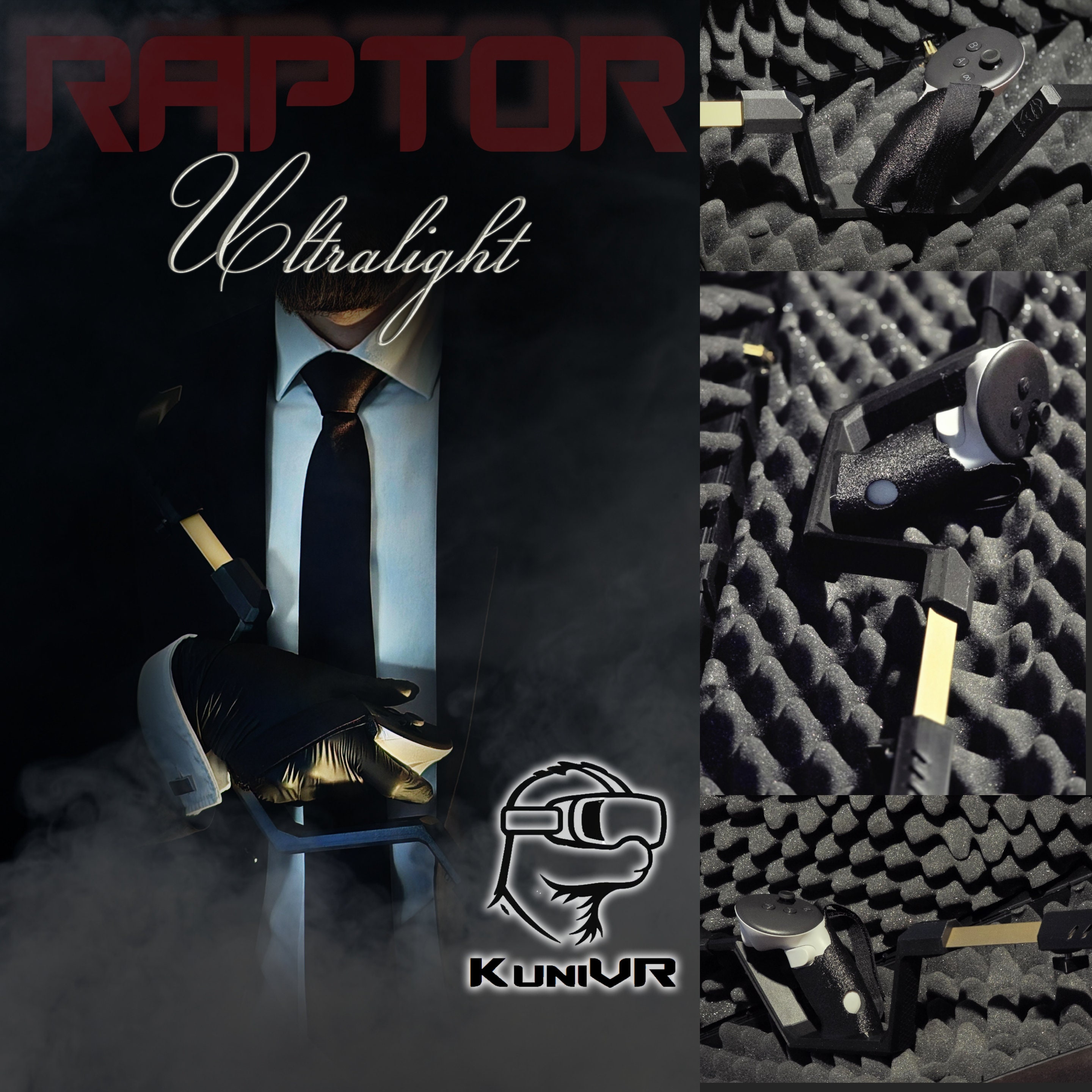 RAPTOR ULTRALIGHT VR Gunstock for Quest2/3/3s - Etsy