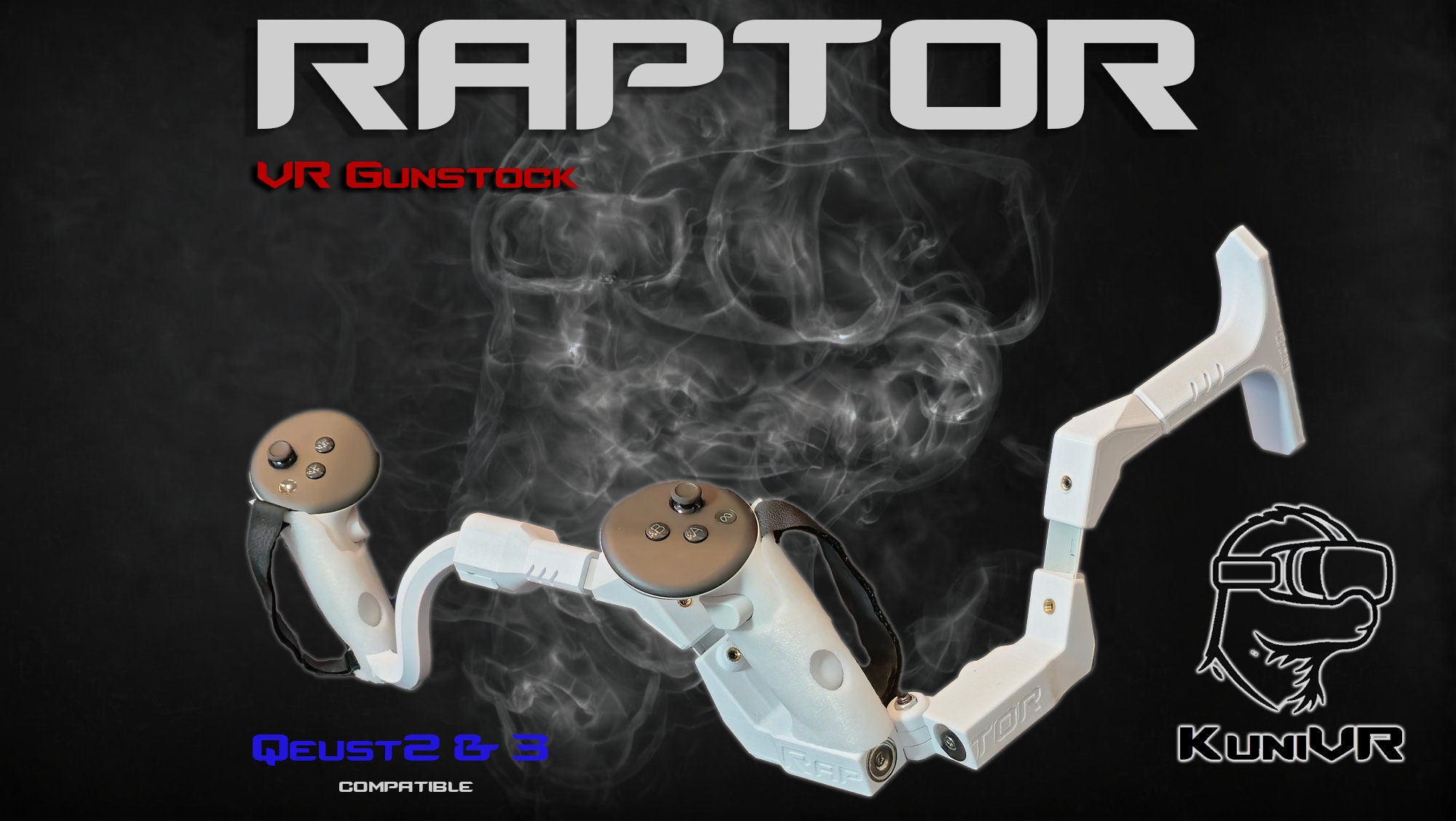 RAPTOR VR Gunstock for Quest2/3/3s - Etsy