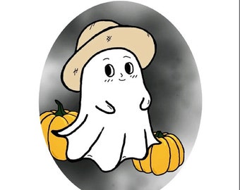 Ghost Farmer Sticker