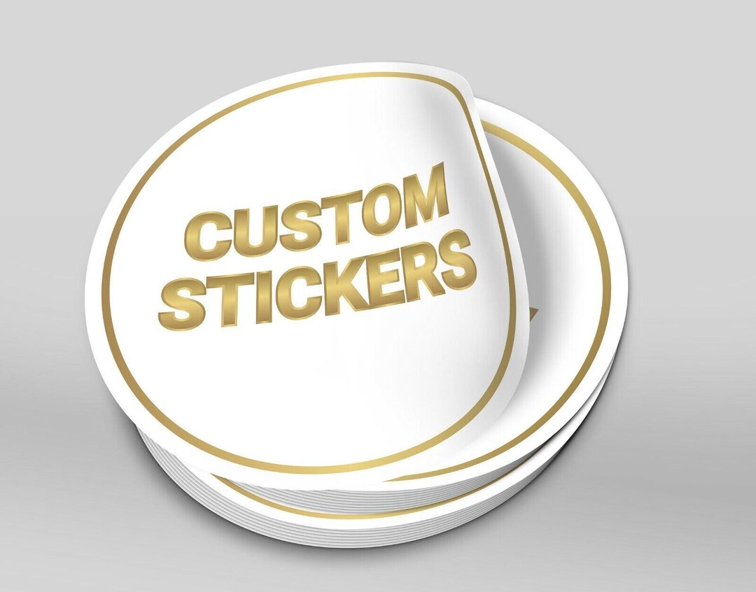 Custom Stickers: 6-piece Personalized Design Set - Etsy