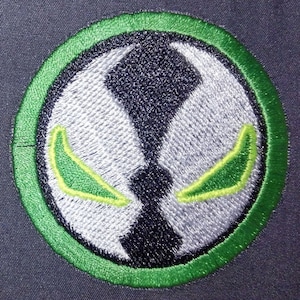 Spawn symbol embroidered patch