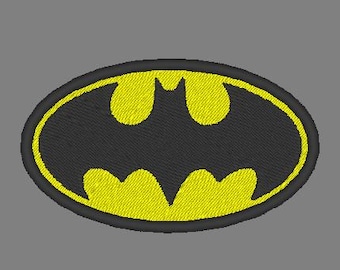 Geborduurde patch 1991 vleermuissymbool - 3" tot 10" maten – naaien, opstrijken of klittenband (maximaal 4")