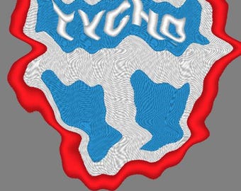 Science Fiction Space Station Logo embroidered patch