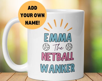 Personalisierter Korbball Wichser Becher - Lustiges unhöfliches Geschenk Weihnachten Geburtstag Geschenk Hobbys Sport Fitness Korbball Trainer Spieler Freund