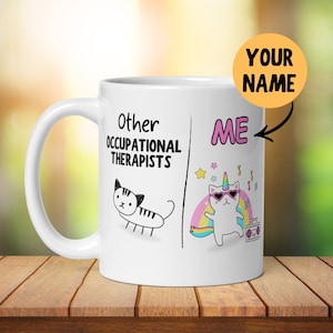 Personalised Occupational Therapist Mug Gift, OT Mug, Funny Him Her, Thank You Gift, Colleague Present, Secret Santa, Graduation