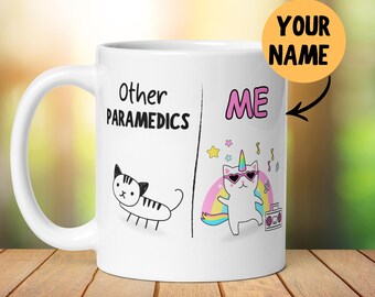 Regalo de taza de paramédico personalizado, divertido para él o ella, NHS, idea de regalo de agradecimiento, nuevo trabajo, regalo para colegas, amigo secreto, regalo de graduación