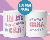 Personalised In My Maid Of Honour Era Mug Gift, Maid Of Honour Gift, Custom Name, Hen Gift, For Her, Thank You Wedding, Pre-Wedding Gift