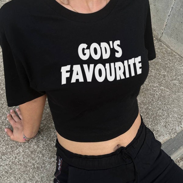 God's Favourite T-Shirt - Cute Baby Tee for the Summer - Same Day Free Postage - 100% Soft Cotton Tee - Digitally Printed
