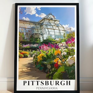 Pittsburgh Print - Phipps Conservatory and Botanical Gardens Print - Pittsburgh Wall Art - Pittsburgh Poster - Pittsburgh Framed Print