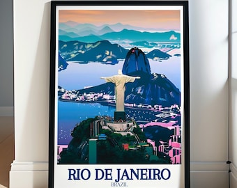 Rio De Janeiro Travel  Wall Art - Sugarloaf Mountain Travel Canvas Prints - Brazil Cultural Posters