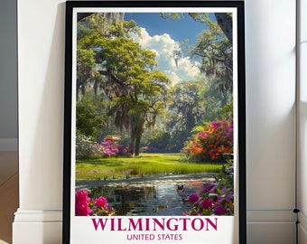 Wilmington Wall Art - Airlie Gardens Art for Your Home -  Wilmington Art and Decor Gifts - Airlie Gardens Posters and Fine Line Prints