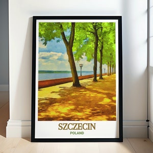 Szczecin Travel Posters - Kasprowicz Park Scenic Art - Polish Landscapes - Kasprowicz Park Art Prints - Szczecin Posters
