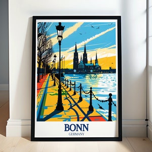 Bonn Print - Münster Basilica Framed Print - Bonn Poster - Bonn Canvas Print - Bonn Wall Art - Münster Basilica Bonn Travel Print