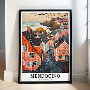 Mendocino Art Prints - Serene Coastal Scenes of Mendocino Headlands and the Pacific Ocean Travel Prints