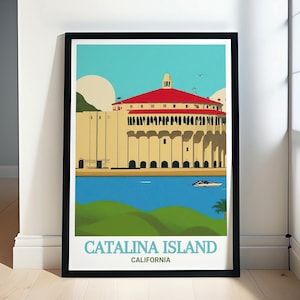 Catalina Island travel  Art Collection - Catalina Casino Travel Posters - Catalina Island Travel Wall Decor