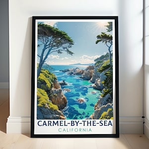 Reiskunst Carmel by the Sea - Point Lobos State Natural Reserve Reisafdrukken - Carmel by the Sea Decor - Point Lobos State Art Prints