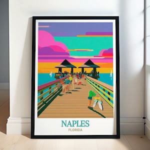 Muurkunstcollectie Napels - Reisposter Napels - Reisposters Napels online - Reisposters kust Florida