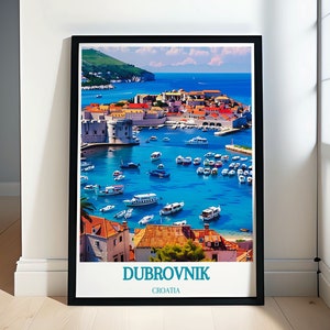 Dubrovnik Scenic Art: Explore Croatia  Adriatic Jewel - Vivid Captures of a Picturesque Nation