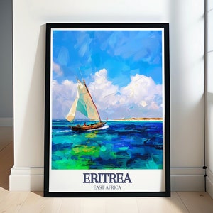 Eritrea Art - Dahlak Island Art - Eritrea Poster -Dahlak Island Poster -Eritrea Print -Dahlak Island Print-Eritrea Souvenir -Eritrea WallArt