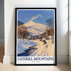Catskill Mountains Print - Hunter Mountain Framed print - Catskill Mountain Railroad Canvas Print - Catskill mountains Poster